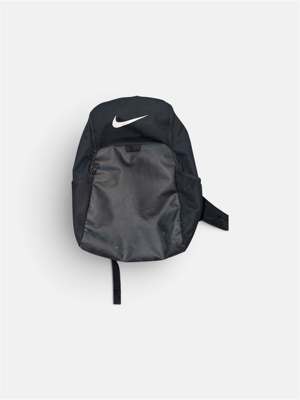 Nike Black Backpack with White Swoosh Logo